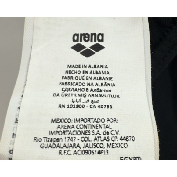 ARENA Women's Sports Team Swimsuit Solid Challenge Back, Black/White USA-32 READ - Picture 16 of 16